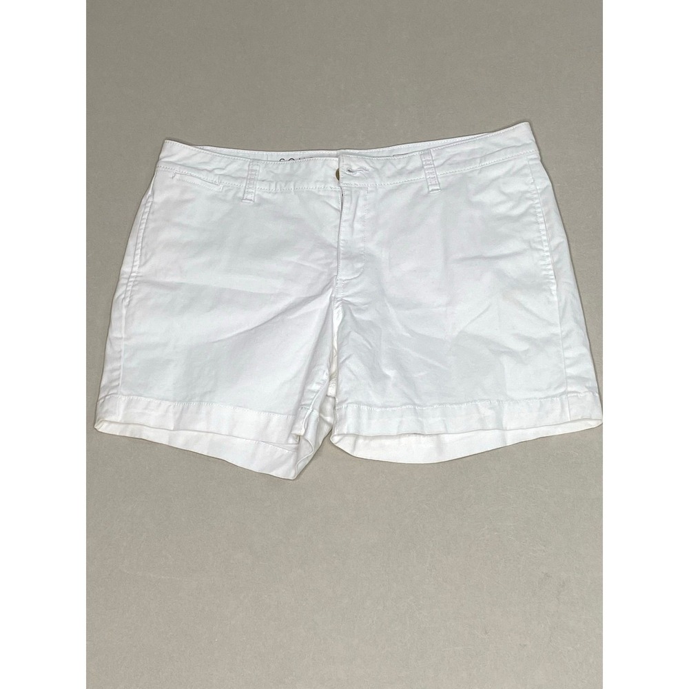 Sonoma Life + Style Women's White Mid Rise Shorts Size 10